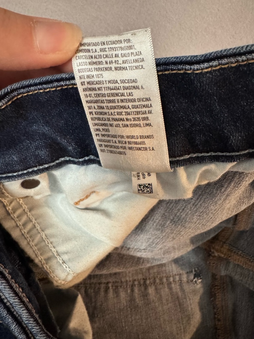 American Eagle Outfitters Dark Blue skinny kick Jeans - Picture 8 of 10